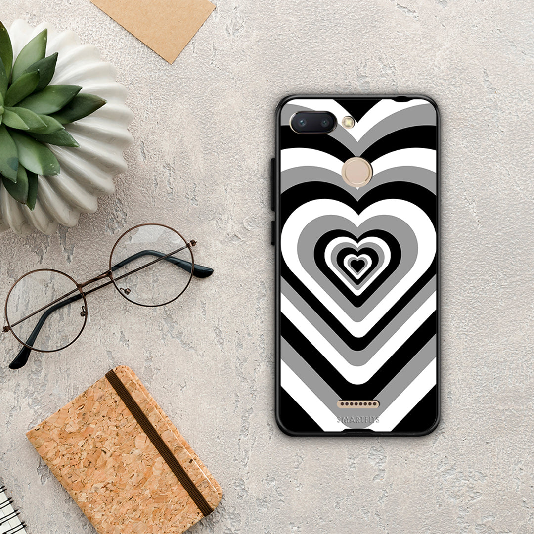 Black Hearts - Xiaomi Redmi 6 θήκη