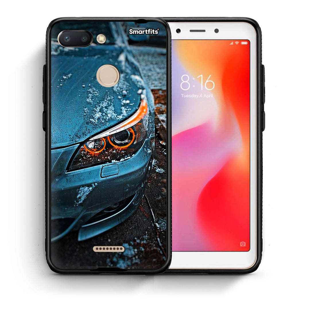 Θήκη Xiaomi Redmi 6 Bmw E60 από τη Smartfits με σχέδιο στο πίσω μέρος και μαύρο περίβλημα | Xiaomi Redmi 6 Bmw E60 case with colorful back and black bezels