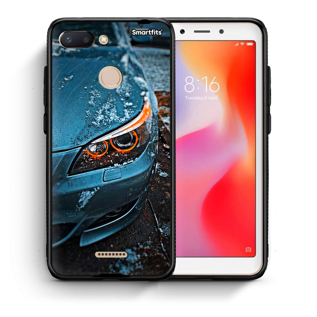 Θήκη Xiaomi Redmi 6 Bmw E60 από τη Smartfits με σχέδιο στο πίσω μέρος και μαύρο περίβλημα | Xiaomi Redmi 6 Bmw E60 case with colorful back and black bezels