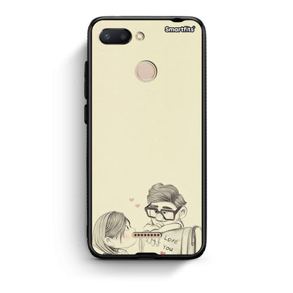Xiaomi Redmi 6 Carl And Ellie θήκη από τη Smartfits με σχέδιο στο πίσω μέρος και μαύρο περίβλημα | Smartphone case with colorful back and black bezels by Smartfits