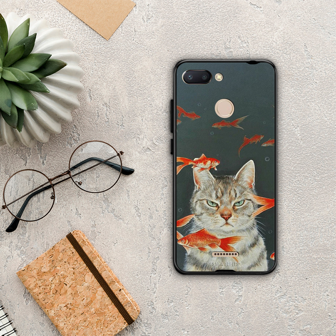 Cat Goldfish - Xiaomi Redmi 6 θήκη