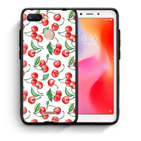 Thumbnail for Θήκη Xiaomi Redmi 6 Cherry Summer από τη Smartfits με σχέδιο στο πίσω μέρος και μαύρο περίβλημα | Xiaomi Redmi 6 Cherry Summer case with colorful back and black bezels