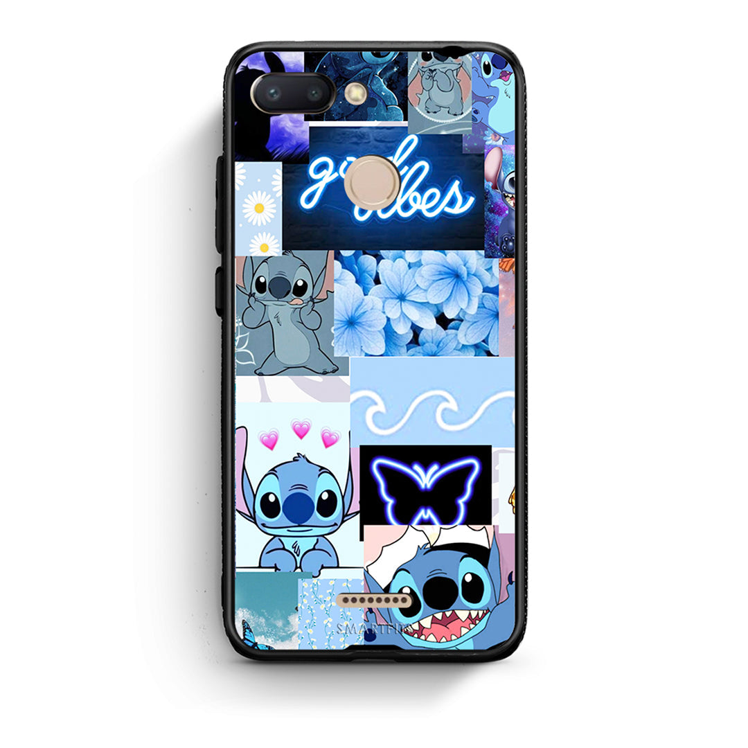 Xiaomi Redmi 6 Collage Good Vibes Θήκη Αγίου Βαλεντίνου από τη Smartfits με σχέδιο στο πίσω μέρος και μαύρο περίβλημα | Smartphone case with colorful back and black bezels by Smartfits