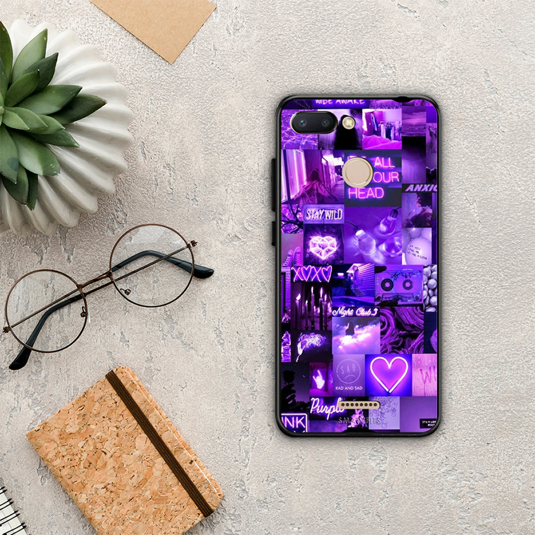 Collage Stay Wild - Xiaomi Redmi 6 θήκη