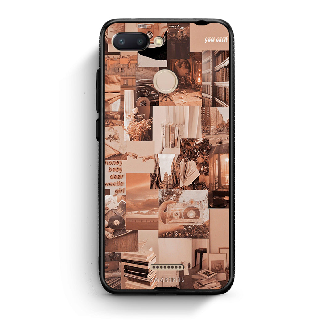 Xiaomi Redmi 6 Collage You Can Θήκη Αγίου Βαλεντίνου από τη Smartfits με σχέδιο στο πίσω μέρος και μαύρο περίβλημα | Smartphone case with colorful back and black bezels by Smartfits