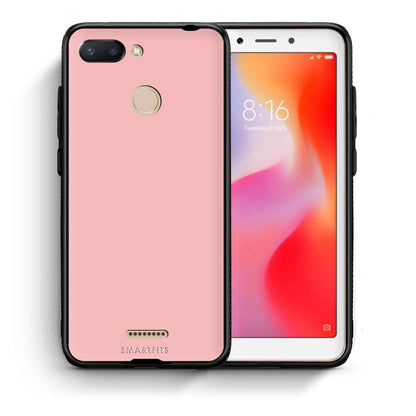 Θήκη Xiaomi Redmi 6 Nude Color από τη Smartfits με σχέδιο στο πίσω μέρος και μαύρο περίβλημα | Xiaomi Redmi 6 Nude Color case with colorful back and black bezels