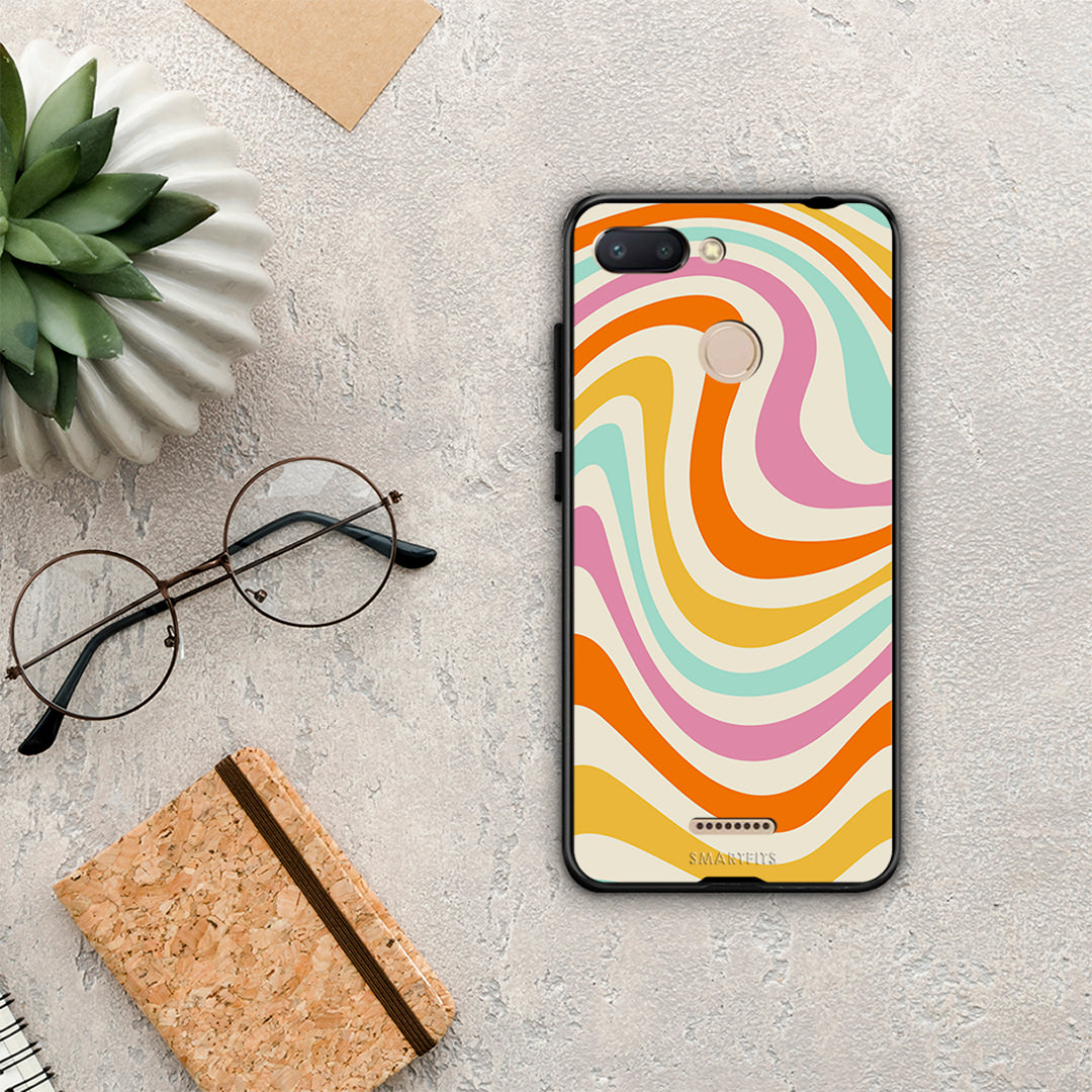 Colourful Waves - Xiaomi Redmi 6 θήκη