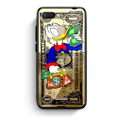 Xiaomi Redmi 6 Duck Money Θήκη από τη Smartfits με σχέδιο στο πίσω μέρος και μαύρο περίβλημα | Smartphone case with colorful back and black bezels by Smartfits