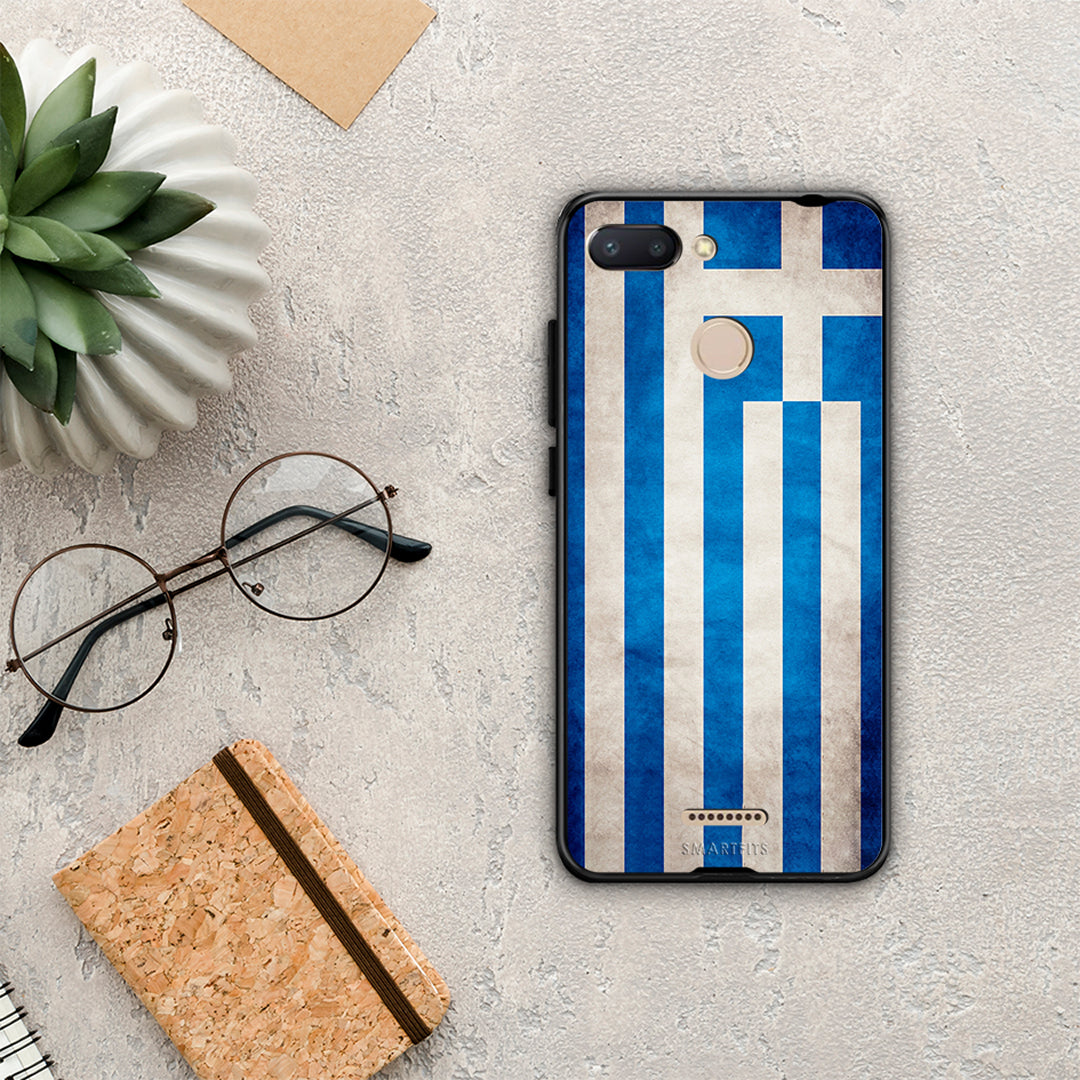 Flag Greek - Xiaomi Redmi 6 θήκη