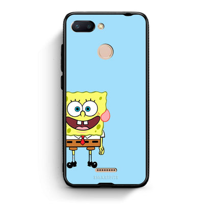 Xiaomi Redmi 6 Friends Bob θήκη από τη Smartfits με σχέδιο στο πίσω μέρος και μαύρο περίβλημα | Smartphone case with colorful back and black bezels by Smartfits