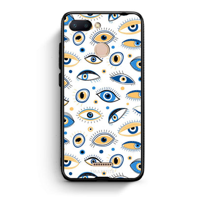 Xiaomi Redmi 6 Ftou Ftou θήκη από τη Smartfits με σχέδιο στο πίσω μέρος και μαύρο περίβλημα | Smartphone case with colorful back and black bezels by Smartfits