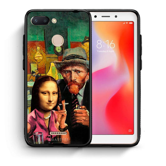 Θήκη Xiaomi Redmi 6 Funny Art από τη Smartfits με σχέδιο στο πίσω μέρος και μαύρο περίβλημα | Xiaomi Redmi 6 Funny Art case with colorful back and black bezels