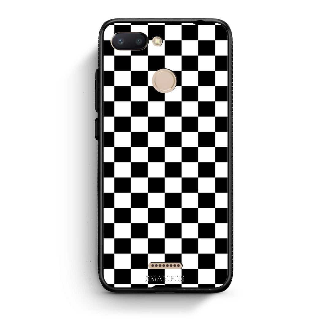 4 - Xiaomi Redmi 6 Squares Geometric case, cover, bumper