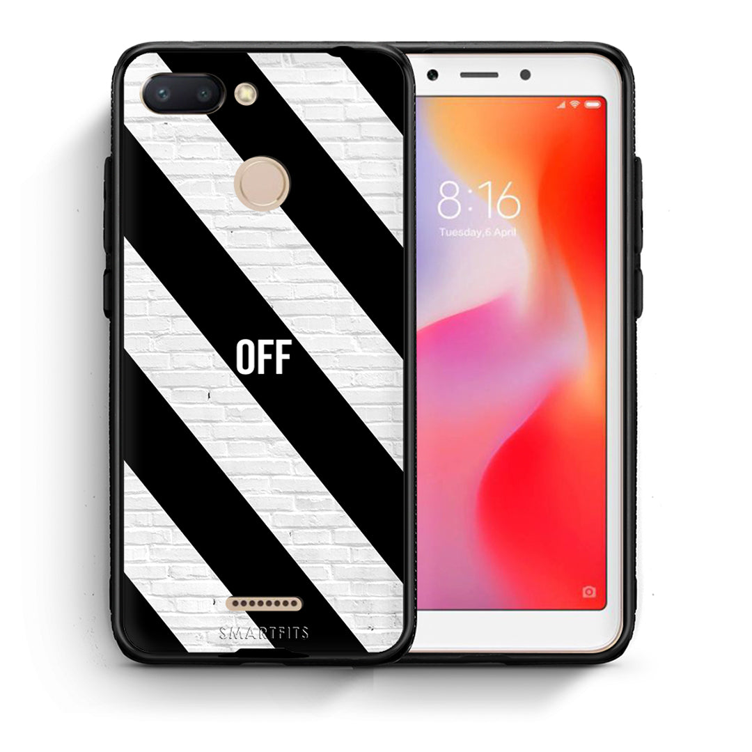 Θήκη Xiaomi Redmi 6 Get Off από τη Smartfits με σχέδιο στο πίσω μέρος και μαύρο περίβλημα | Xiaomi Redmi 6 Get Off case with colorful back and black bezels