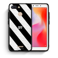 Thumbnail for Θήκη Xiaomi Redmi 6 Get Off από τη Smartfits με σχέδιο στο πίσω μέρος και μαύρο περίβλημα | Xiaomi Redmi 6 Get Off case with colorful back and black bezels