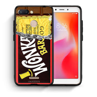 Thumbnail for Θήκη Xiaomi Redmi 6 Golden Ticket από τη Smartfits με σχέδιο στο πίσω μέρος και μαύρο περίβλημα | Xiaomi Redmi 6 Golden Ticket case with colorful back and black bezels
