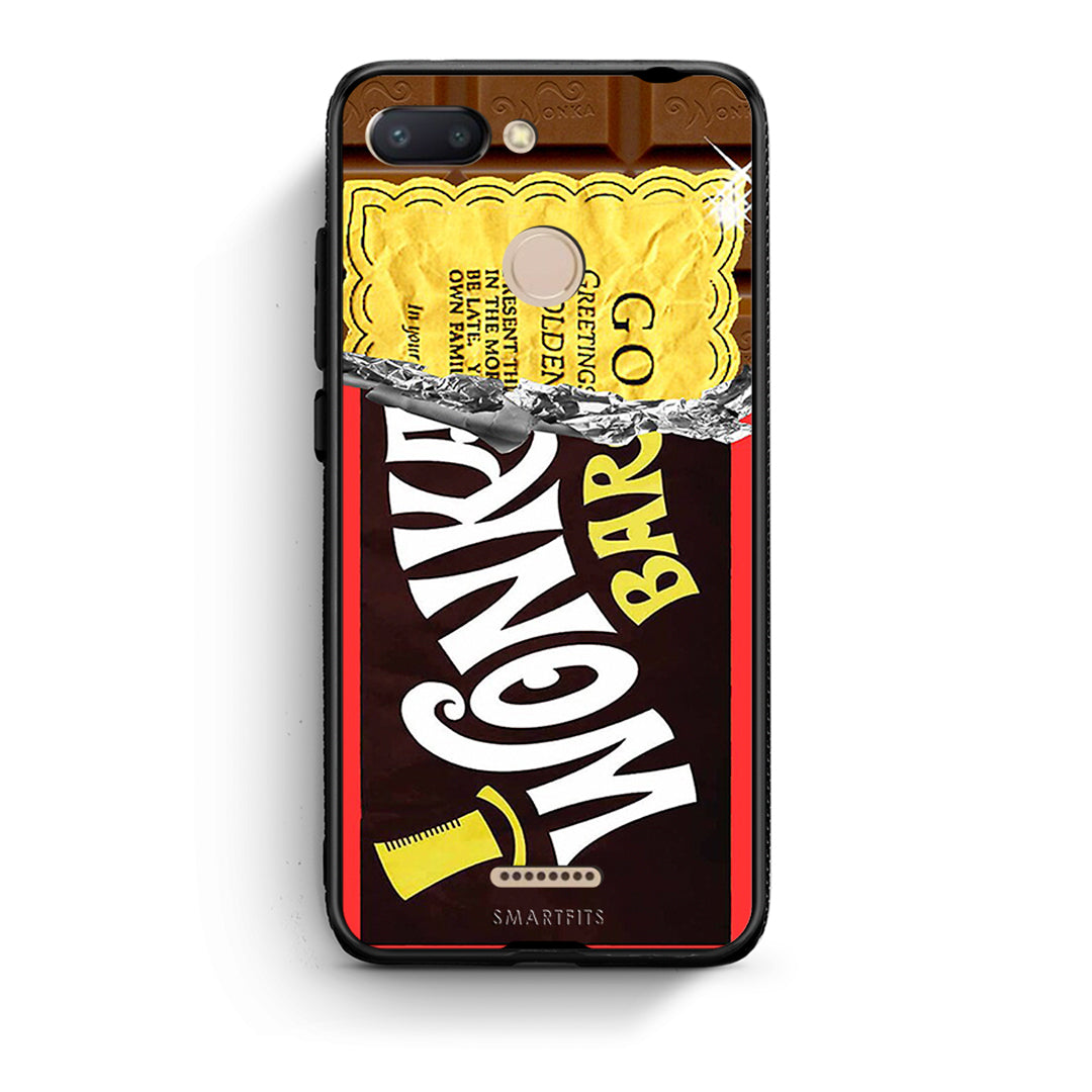 Xiaomi Redmi 6 Golden Ticket θήκη από τη Smartfits με σχέδιο στο πίσω μέρος και μαύρο περίβλημα | Smartphone case with colorful back and black bezels by Smartfits