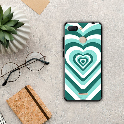 Green Hearts - Xiaomi Redmi 6 θήκη