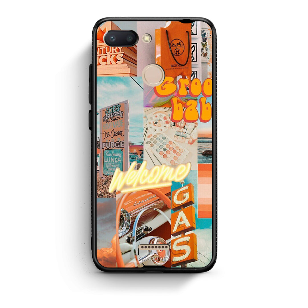 Xiaomi Redmi 6 Groovy Babe Θήκη Αγίου Βαλεντίνου από τη Smartfits με σχέδιο στο πίσω μέρος και μαύρο περίβλημα | Smartphone case with colorful back and black bezels by Smartfits