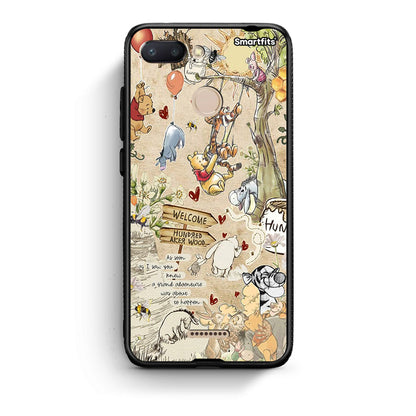 Xiaomi Redmi 6 Happy Friends θήκη από τη Smartfits με σχέδιο στο πίσω μέρος και μαύρο περίβλημα | Smartphone case with colorful back and black bezels by Smartfits
