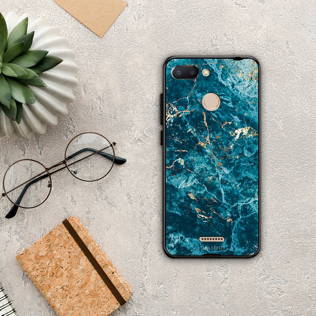 Marble Blue - Xiaomi Redmi 6 θήκη