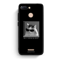 Thumbnail for Xiaomi Redmi 6 Meme Cat θήκη από τη Smartfits με σχέδιο στο πίσω μέρος και μαύρο περίβλημα | Smartphone case with colorful back and black bezels by Smartfits