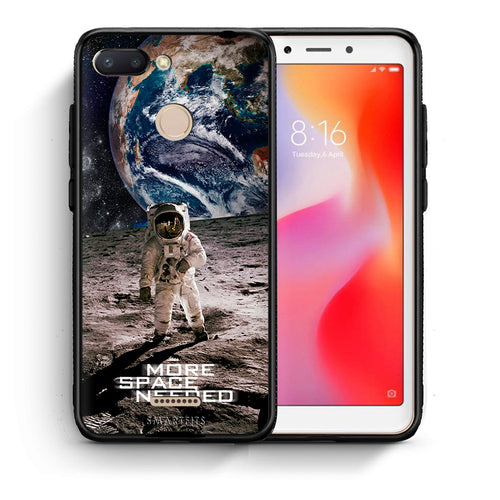 Θήκη Xiaomi Redmi 6 More Space από τη Smartfits με σχέδιο στο πίσω μέρος και μαύρο περίβλημα | Xiaomi Redmi 6 More Space case with colorful back and black bezels