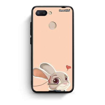 Xiaomi Redmi 6 Nick Wilde And Judy Hopps Love 2 θήκη από τη Smartfits με σχέδιο στο πίσω μέρος και μαύρο περίβλημα | Smartphone case with colorful back and black bezels by Smartfits