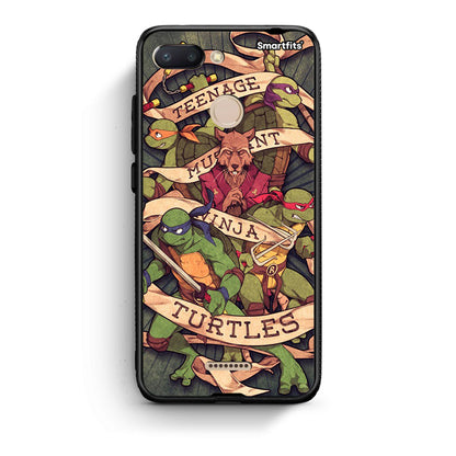 Xiaomi Redmi 6 Ninja Turtles θήκη από τη Smartfits με σχέδιο στο πίσω μέρος και μαύρο περίβλημα | Smartphone case with colorful back and black bezels by Smartfits