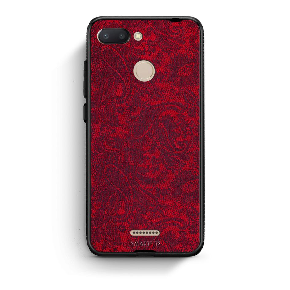 Xiaomi Redmi 6 Paisley Cashmere θήκη από τη Smartfits με σχέδιο στο πίσω μέρος και μαύρο περίβλημα | Smartphone case with colorful back and black bezels by Smartfits