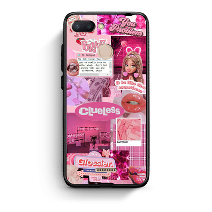 Xiaomi Redmi 6 Pink Love Θήκη Αγίου Βαλεντίνου από τη Smartfits με σχέδιο στο πίσω μέρος και μαύρο περίβλημα | Smartphone case with colorful back and black bezels by Smartfits
