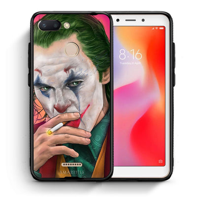 Θήκη Xiaomi Redmi 6 JokesOnU PopArt από τη Smartfits με σχέδιο στο πίσω μέρος και μαύρο περίβλημα | Xiaomi Redmi 6 JokesOnU PopArt case with colorful back and black bezels