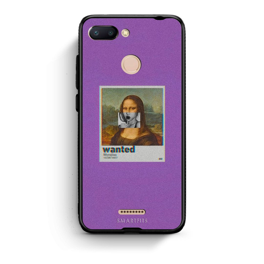 4 - Xiaomi Redmi 6 Monalisa Popart case, cover, bumper