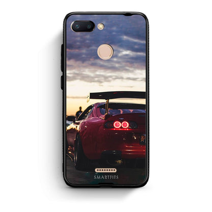 Xiaomi Redmi 6 Racing Supra θήκη από τη Smartfits με σχέδιο στο πίσω μέρος και μαύρο περίβλημα | Smartphone case with colorful back and black bezels by Smartfits