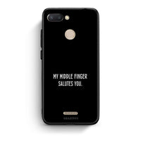 Thumbnail for Xiaomi Redmi 6 Salute θήκη από τη Smartfits με σχέδιο στο πίσω μέρος και μαύρο περίβλημα | Smartphone case with colorful back and black bezels by Smartfits