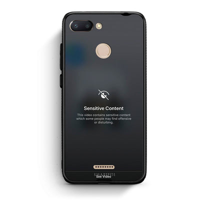 Xiaomi Redmi 6 Sensitive Content θήκη από τη Smartfits με σχέδιο στο πίσω μέρος και μαύρο περίβλημα | Smartphone case with colorful back and black bezels by Smartfits