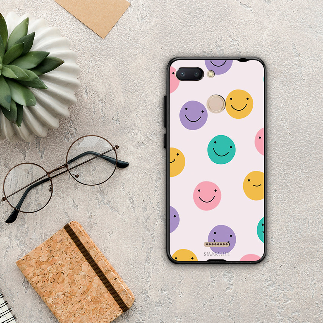 Smiley Faces - Xiaomi Redmi 6 θήκη