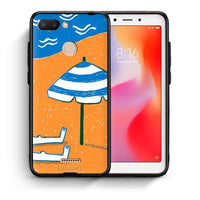 Thumbnail for Θήκη Xiaomi Redmi 6 Summering από τη Smartfits με σχέδιο στο πίσω μέρος και μαύρο περίβλημα | Xiaomi Redmi 6 Summering case with colorful back and black bezels