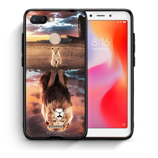 Θήκη Αγίου Βαλεντίνου Xiaomi Redmi 6 Sunset Dreams από τη Smartfits με σχέδιο στο πίσω μέρος και μαύρο περίβλημα | Xiaomi Redmi 6 Sunset Dreams case with colorful back and black bezels