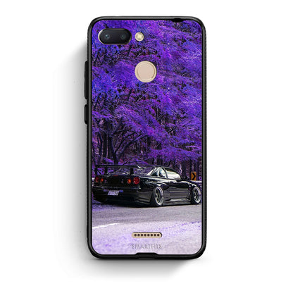 Xiaomi Redmi 6 Super Car Θήκη Αγίου Βαλεντίνου από τη Smartfits με σχέδιο στο πίσω μέρος και μαύρο περίβλημα | Smartphone case with colorful back and black bezels by Smartfits