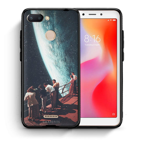Θήκη Xiaomi Redmi 6 Surreal View από τη Smartfits με σχέδιο στο πίσω μέρος και μαύρο περίβλημα | Xiaomi Redmi 6 Surreal View case with colorful back and black bezels