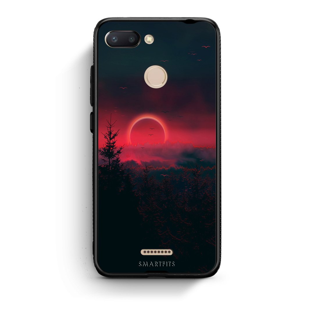 4 - Xiaomi Redmi 6 Sunset Tropic case, cover, bumper