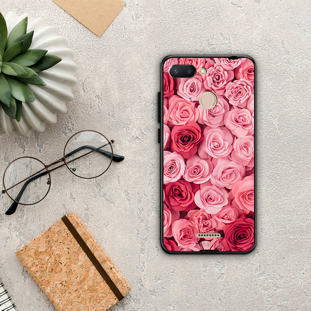 Valentine RoseGarden - Xiaomi Redmi 6 θήκη