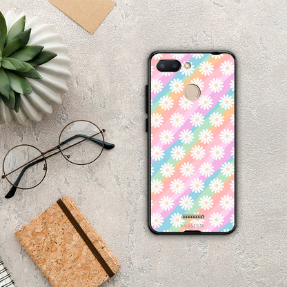 White Daisies - Xiaomi Redmi 6 θήκη