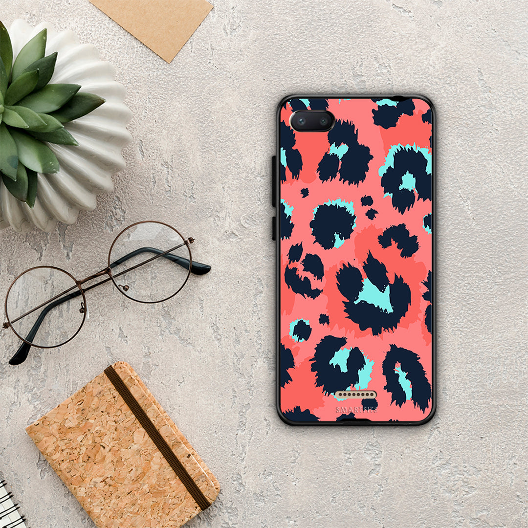 Animal Pink Leopard - Xiaomi Redmi 6A θήκη