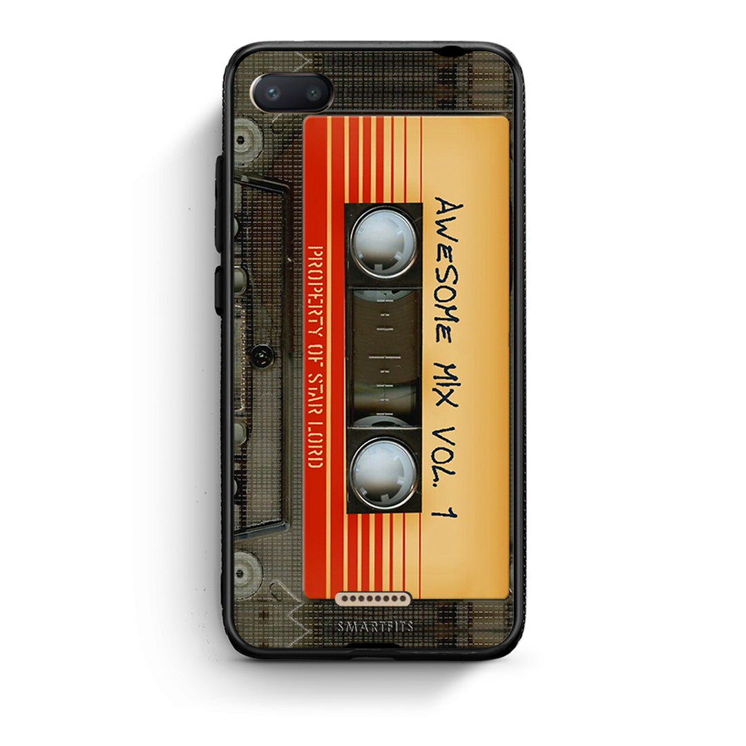 Xiaomi Redmi 6A Awesome Mix θήκη από τη Smartfits με σχέδιο στο πίσω μέρος και μαύρο περίβλημα | Smartphone case with colorful back and black bezels by Smartfits