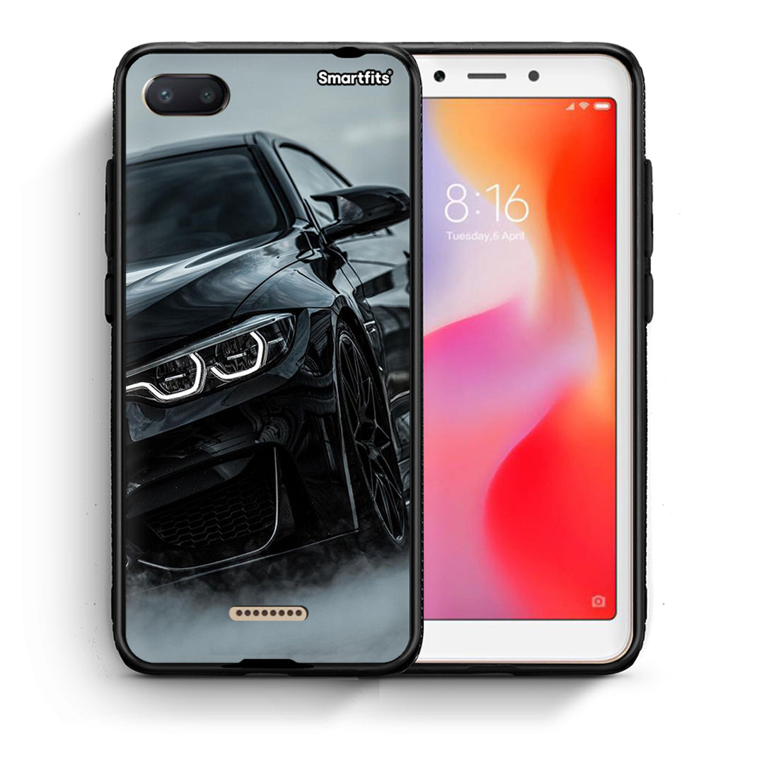 Θήκη Xiaomi Redmi 6A Black BMW από τη Smartfits με σχέδιο στο πίσω μέρος και μαύρο περίβλημα | Xiaomi Redmi 6A Black BMW case with colorful back and black bezels
