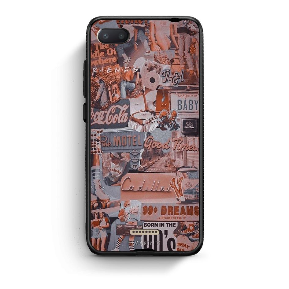 Xiaomi Redmi 6A Born In 90s θήκη από τη Smartfits με σχέδιο στο πίσω μέρος και μαύρο περίβλημα | Smartphone case with colorful back and black bezels by Smartfits