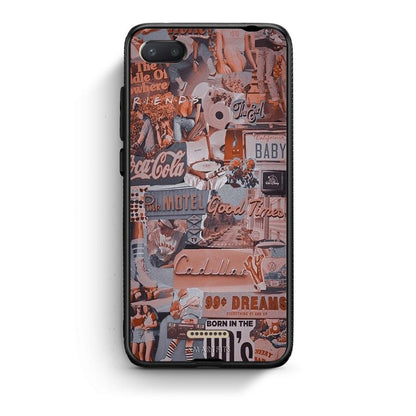 Xiaomi Redmi 6A Born In 90s θήκη από τη Smartfits με σχέδιο στο πίσω μέρος και μαύρο περίβλημα | Smartphone case with colorful back and black bezels by Smartfits