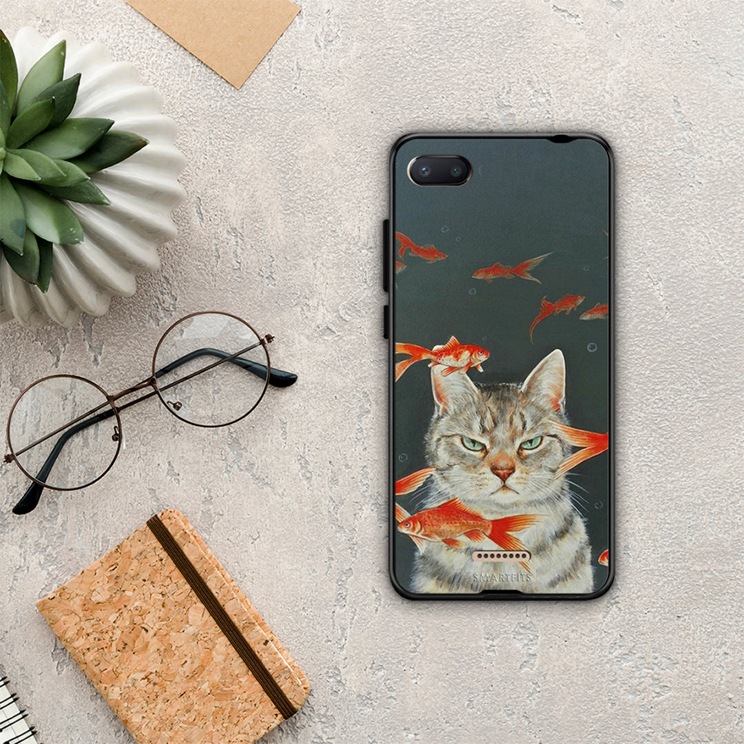 Cat Goldfish - Xiaomi Redmi 6A θήκη